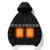 2024 Nova Blusa de Moletom Aquecida Inteligente Transfronteiriça Suéter com Aquecimento Elétrico de Temperatura Constante USB Modelo Casal Fabricante Atacado