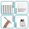 Pasador de Pelo en Forma de U para Peinados de Moño, Pasador de Boda, Pinza en Forma de U para Maquillaje de Estudio, Pasador, Pinza para el Pelo, Pinza Pasador