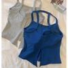 Spice Girls Separação Beleza Costas Camisola Colete Feminino Roupa Íntima com Bojo Roupa de Nicho Fashionável Aro Fixo Tubo Top