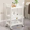 Carro de Belleza, Carro Compacto Multifuncional, Estante de Almacenamiento, Carro para Cuidado Facial, Herramientas para Salón de Belleza, Otros