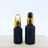 En stock Botella a prueba de luz color café para aceites esenciales 10 ml botella con gotero de vidrio esmerilado sub-botella de esencia botella vacía de muestra pequeña portátil