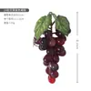 Simulación de cuerda de uva, decoración interior, planta, fruta, modelo, accesorios, simulación de plástico PVC con uva escarchada