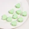Cuentas de acrílico color crema con agujero grande, pentagrama, flor de ciruelo, cuentas en forma de corazón, materiales y accesorios para cadenas de teléfono y llaveros hechos a mano