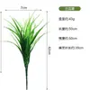 Plantas Aquáticas Artificiais, Plantas Artificiais de Orquídea Plástica de 7 Galhos, Acessórios para Arranjos de Flores, Plantas Decorativas, Flores e Plantas Artificiais Atacado