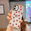 Nuevo producto de verano, único y no repetitivo, funda de teléfono floral de fresa, funda suave transparente para iPhone 16, cubierta anticaídas para Apple 17