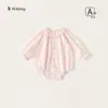 Modelo de Bem-Estar Roupas de Outono e Inverno Não Reembolsáveis para Meninas Bebês, Roupas Quentes para Recém-Nascidos, Macacão para Meninos