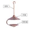Novo Produto Transfronteiriço Alimentador de Pássaros de Metal Pendurado para Exterior Pátio Jardim Alimentador Automático de Pássaros Selvagens Fabricante Fonte Personalização