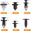 Hebilla en caja de 155 piezas, 6 tipos de hebilla universal para automóvil, parachoques de nailon de plástico, traje fijo para comercio exterior transfronterizo