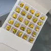 Popular Arte de Unha para Ano Novo Strass Pontiagudos Dourados Acessórios DIY Decorações de Unha Coloridas em Formato Oval
