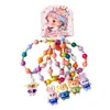 Nova Pulseira de Contas Desenho Animado Infantil Acessórios de Menina Zootopia Pulseira de Mão Versátil Infantil Joias de Mão Menina