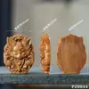 Jujube Madeira Fulminada DIY Pingente de Madeira Trançado à Mão Enfeite para Pendurar no Carro Acessório de Artesanato em Madeira