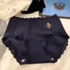 "Oso de la Academia de Invierno" 10A Algodón para Bebé Antibacteriano Dulce Dibujo Animado Ropa Interior de Algodón Puro Estilo Nuevo para Niñas Bragas