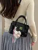 Bolsa transversal 2026 nova, casual, moderna, simples, de nicho, para mulheres, bolsa de ombro, bolsa de mão fashion, bolsa pequena quadrada