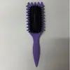 Em Estoque Amazon Transfronteiriço Novo Pente para Modelar Cabelos Pente com Efeito Rebote Pente para Cachear Escova Modeladora Escova Massageadora para Cachear de Palha de Trigo