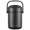 Fiambrera térmica de acero inoxidable para invierno, portátil, de gran capacidad, multicapa, para el hogar, para trabajadores de oficina, olla para sopa las 24 horas