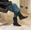 Primer Encuentro Temporada Estilo Coreano Elegantes Botines de Moda con Punta Afilada y Pliegues de Tobillo de Nicho Tendencia Convertibles con Tacón Oculto en Caqui