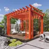 ¿La madera es propensa a pudrirse, el hierro es propenso a oxidarse? La pérgola de aleación de aluminio para uvas es la solución integral