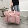 Bolsa de viaje de negocios para mujer, bolsa de equipaje para distancias cortas, bolsa de almacenamiento portátil de gran capacidad, bolsa de viaje plegable ligera