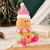 Novas Decorações de Natal Quadradas Boneco de Homem de Gengibre Enfeites Presentes Infantis Transfronteiriços Enfeites de Decoração de Festa