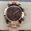 Reloj para Hombre Rolex Daytona Serie 40mm Multifuncional Cronógrafo Incrustado de Diamantes Mecánico Totalmente Automático Aliexpress