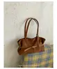 Bolso de axila versátil, simple, de alta gama, elegante, estilo coreano para mujer, bolso de hombro tipo tote de moda de gran capacidad para el principio del otoño