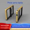 Portão de Passagem Rápida para Edifício de Escritórios de Campus Inteligente com Superfície Pintada, Acesso Pedestre através de Portão Basculante, Portão de Controle de Acesso para Comunidade com Detecção Automática Inteligente