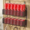 Estante de almacenamiento para colgar en la puerta con ganchos, estante de almacenamiento multicapa para detrás de la puerta del dormitorio, cesta de almacenamiento colgante sin taladro para detrás de la puerta de entrada, tipo oculto