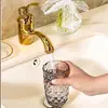 Taza Transparente de Enjuague Bucal Lujo Ligero Taza para Lavarse para Hogar Pareja Taza para Cepillo de Dientes Diseño de Estilo Popular Taza para Cepillarse Taza para Lavarse