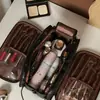 Bolsa de Maquillaje Transparente Nueva Bolsa de Avión Estilo Súper Caliente de Instagram Bolsa con Gancho Impermeable Viaje Sencillo Gran Capacidad Artículos de Aseo