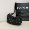Bolso de Mezclilla Bordado para Mujer 2026 Otoño e Invierno Nuevo Estilo Coreano de Moda Nicho Casual para el Trabajo Versátil Bolso de Hombro Cruzado