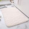 Felpudo de lujo ligero y absorbente de agua para puerta de entrada, dormitorio, baño, inodoro, antideslizante