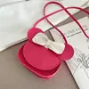 Bolso Bandolera Infantil Lindo con Lazo Moda Primavera 2026 Cartera Pequeña para Niñas de Cuero PU Bolso Decorativo para Bebé