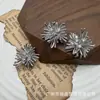 Botones de Zirconia Microincrustados Línea de Fuegos Artificiales de Lujo Ligero Botones para Chaqueta de Mujer Cárdigan Abrigo de Tweed de Visón