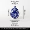 Jingdezhen pintado a mano flor de ciruelo helado jarrón mini de escritorio cerámica flor jarrón antiguo sensación dibujada a mano pura
