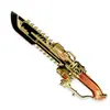 Lâmina de Serra Elétrica Ação Triângulo Z Arma de Liga Close Combat Equipamento Artesanato Ação Adereços 22cm Modelo Arma