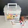 Marcador Acrílico Pluma de Acuarela Infantil Recarga para Estudiantes de Primaria Pintura Artística Color Opaco Especial Apilable Jardín de Infancia