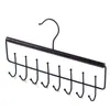 Cabideiro Multifuncional de Madeira de Faia com 16 Ganchos Secador Rotativo Alça para Pendurar Rack de Armazenamento para Roupa Íntima, Camiseta, Chapéu