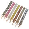 Nuevo bolso de cinta Jacquard de 3,8 cm, accesorio, correa de hombro ancha, ajustable, bandolera, bolso de mujer, correa larga de repuesto