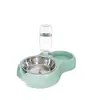 Comedero y Dispensador de Agua Automático para Gatos Dos en Uno Tazón para Gatos Tazón para Perros Flujo Circulante Antideslizante Suministros para Mascotas Gato