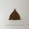 Gorro para Bebé Otoño e Invierno Cálido y a Prueba de Frío Gorro de Punto Pullover para Niños y Niñas Exterior Sencillo Corazón Etiqueta Pequeña Gorro Protector de Orejas Moderno
