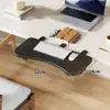 Tablero de Extensión para Hueco de Escritorio de Dormitorio, Escritorio Plegable para Computadora, Soporte para Teclado y Ratón, Estante de Almacenamiento Multifuncional sin Perforaciones
