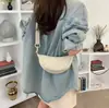 Bolso Versátil de Moda de Nicho Nuevo 2026 para Mujer, Bolso Cruzado Ligero Casual Tipo Dumpling, Bolso de Hombro Estilo Coreano para Estudiantes