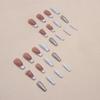 Medio y largo armadura de ballet europea y americana brillo diamante blanco uñas postizas francesas dulce chica genial uso de uñas armadura venta al por mayor