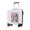 Maleta Trolley Infantil Rueda Universal Equipaje de Estudiante Maleta de Cabina de 20 pulgadas para Mujer Equipaje con Contraseña de Dibujos Animados Lindo para Hombre