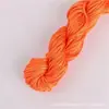 Hilo de poliéster trenzado línea A (1 mm) pulsera de cuentas de jade con hilo de cuerda tejida nudo chino hilo mano DIY tejido