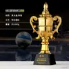 Certificado de Honor IncluidoTrofeo de Cristal de Voleibol Personalizado Recuerdo de Metal para Equipos de Competición de Voleibol Aéreo