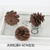 Flor Eterna Guirlanda Pendurada para Carro Materiais para Fazer Vários Frutos Secos Pinhas Branqueadas Decorações de Natal Adereços para Fotos Enfeites