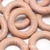 Suministrado directamente por el fabricante: anillos de madera de haya, anillos colgantes, mordedores para bebés, accesorios DIY para bolsos y ropa, anillas para cortinas y anillos de madera