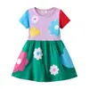 Verano 2026 Nuevo Vestido de Ropa Infantil Vestido de Punto de Manga Corta para Niños Vestido para Niñas Distribución y Dropshipping de Ropa Infantil Europea y Americana
