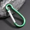 Mosquetón de Escalada para Exteriores en Forma de D, Gancho Multifuncional, Llavero Retráctil de Liberación Rápida, Accesorio para Mochila, Hebilla de Seguridad, En Stock
